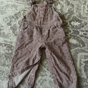 Brown Striped Kids OshKosh b’gosh Overalls